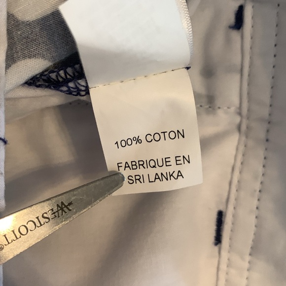 Women’s Lilly Pulitzer The Callahan Shorts Navy Blue w/White Elephants Sz. 6 - Picture 6 of 7